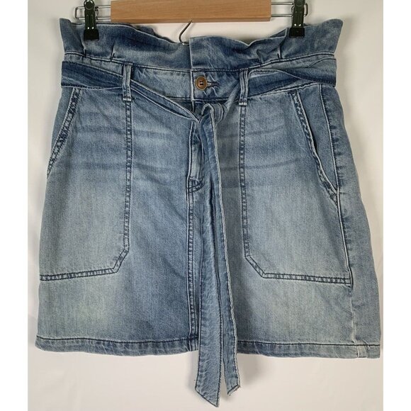Free People Blue Denim Mini Skirt - Picture 3 of 9